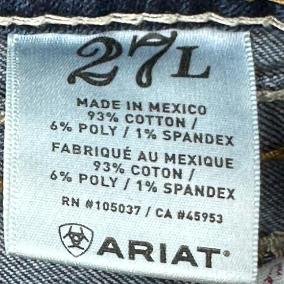 Ariat Ruby Jeans distressed hem boho pockets - Picture 5 of 14